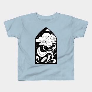 I bloom at night - white Kids T-Shirt